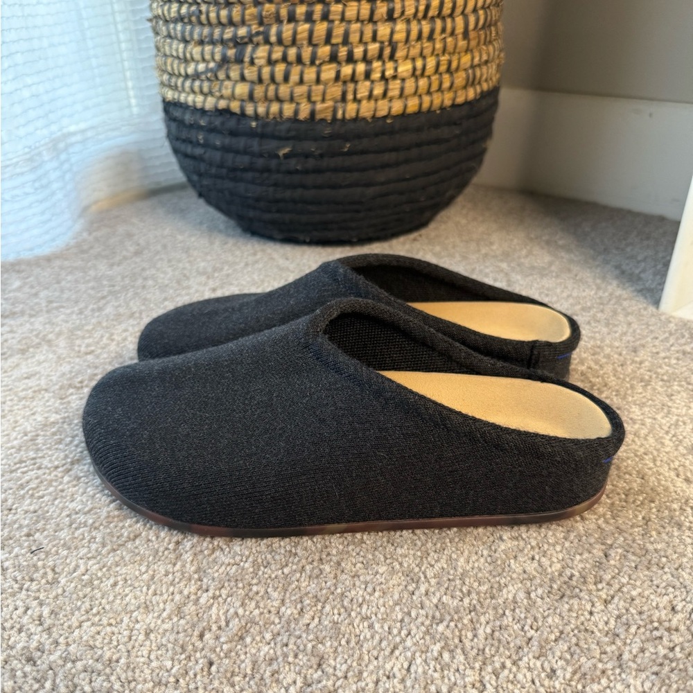 Rothy’s The Casual Clog- Soft Black- 8
